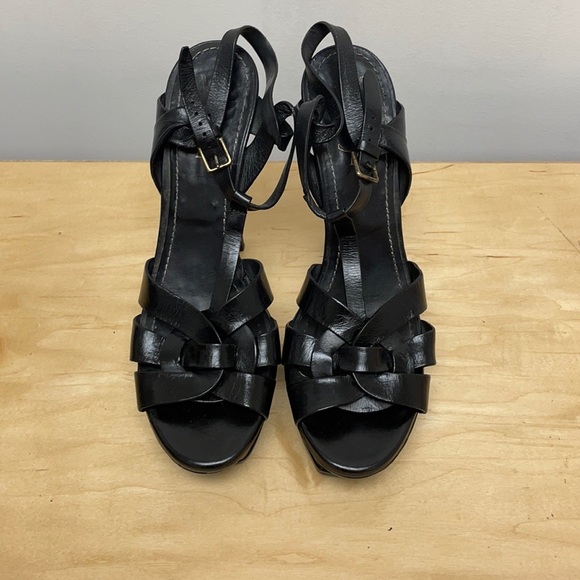 YSL Tribute Platform Sandals - Picture 4 of 9